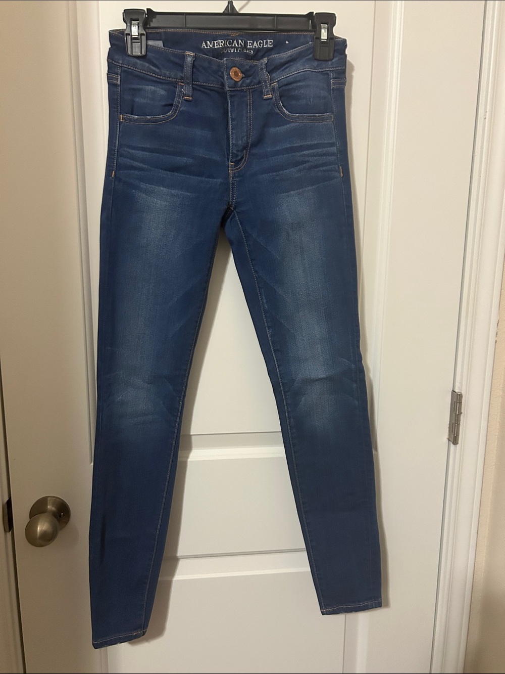 American Eagle Outfitters Dark Blue Skinny Jeans